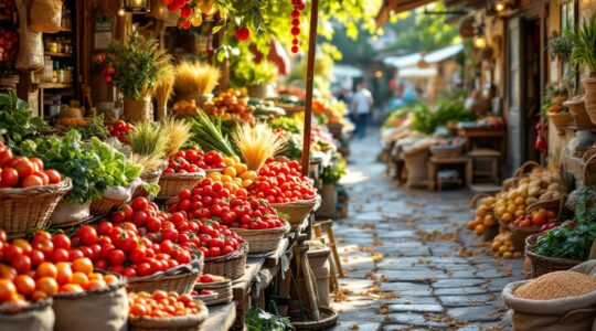 marché des denrées agricoles